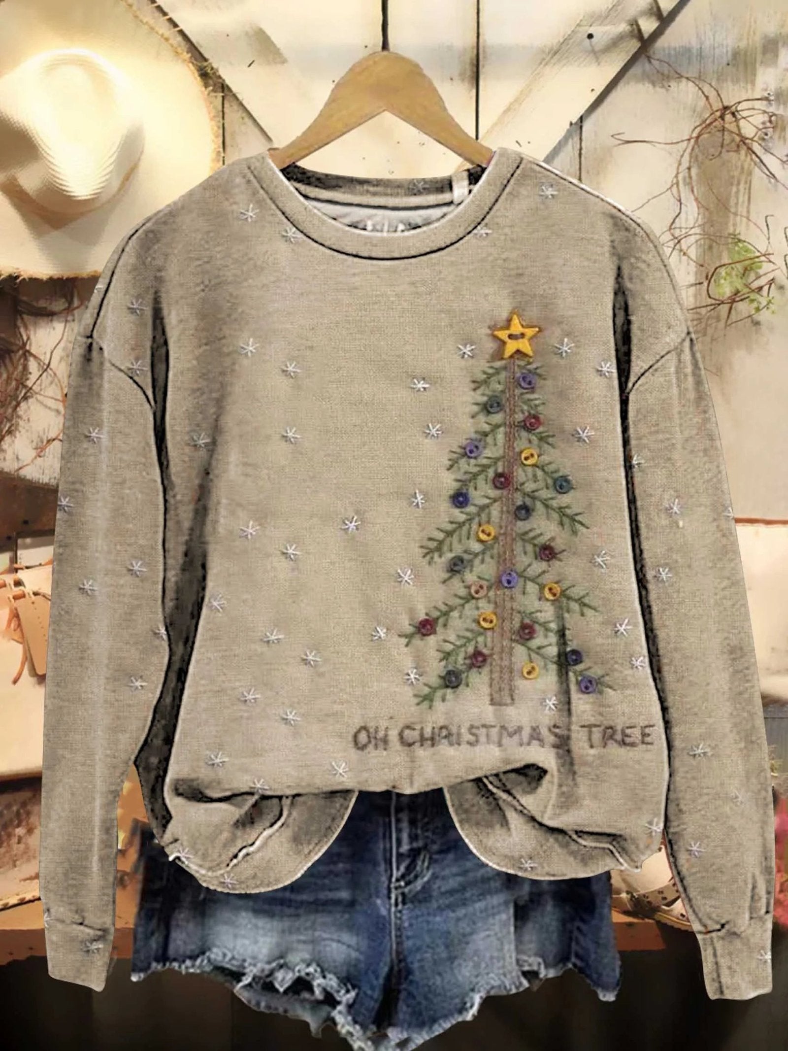 Cozy Christmas Tree Sweatshirt