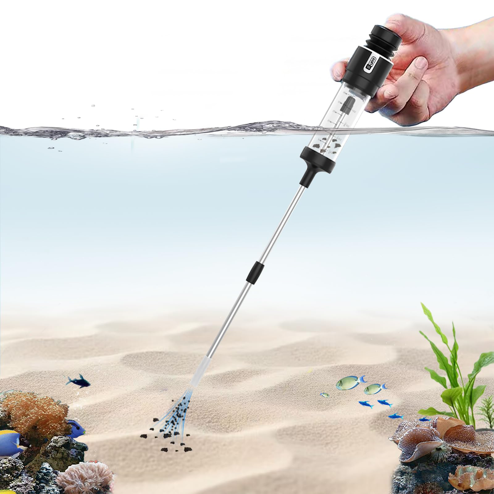 Effortless Fish Tank Cleaning Tool