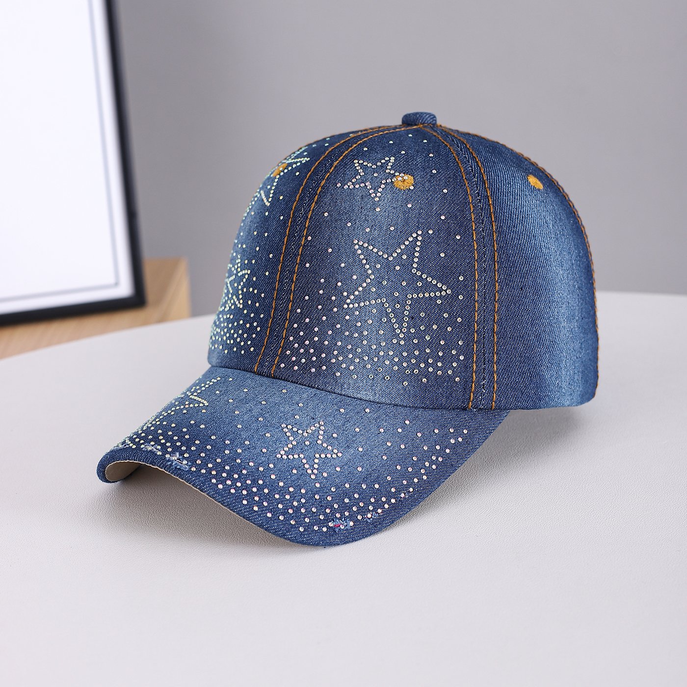 Glittering Star Cap for Women - Trendy Street Baseball Hat