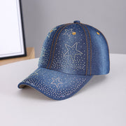 Glittering Star Cap for Women - Trendy Street Baseball Hat