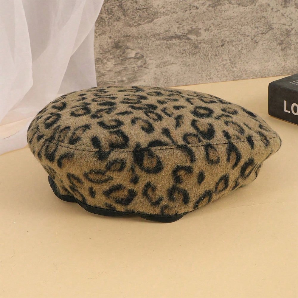 Leopard Print Fedora Hat for Women & Men