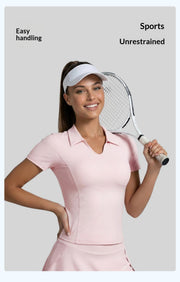 Women's Slim Fit Sports Short-Sleeve T-Shirt