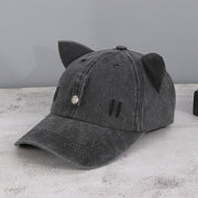 Cool 3D Cat Whiskers Baseball Cap, Street Style Sun Protection