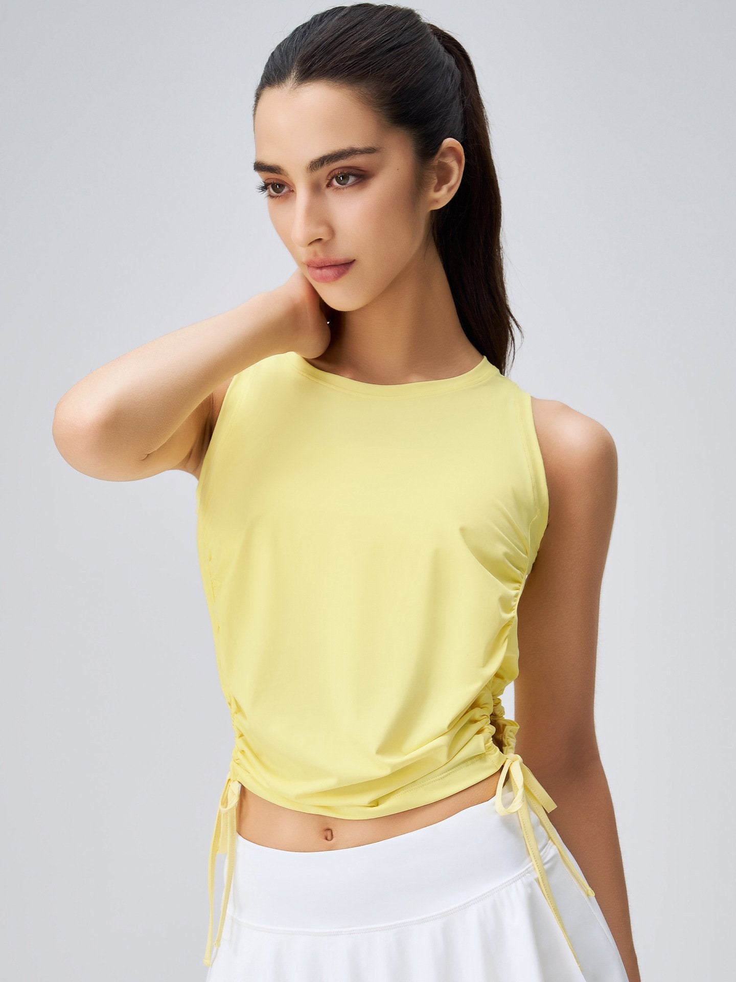 Women's Quick-Dry Yoga Tops with Sun Protection