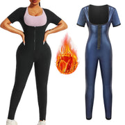 Shapewear Sauna Jumpsuit for Women, Body Sculpting Sweat Enhancer