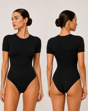 Basic Short Sleeve Bodysuit for Women