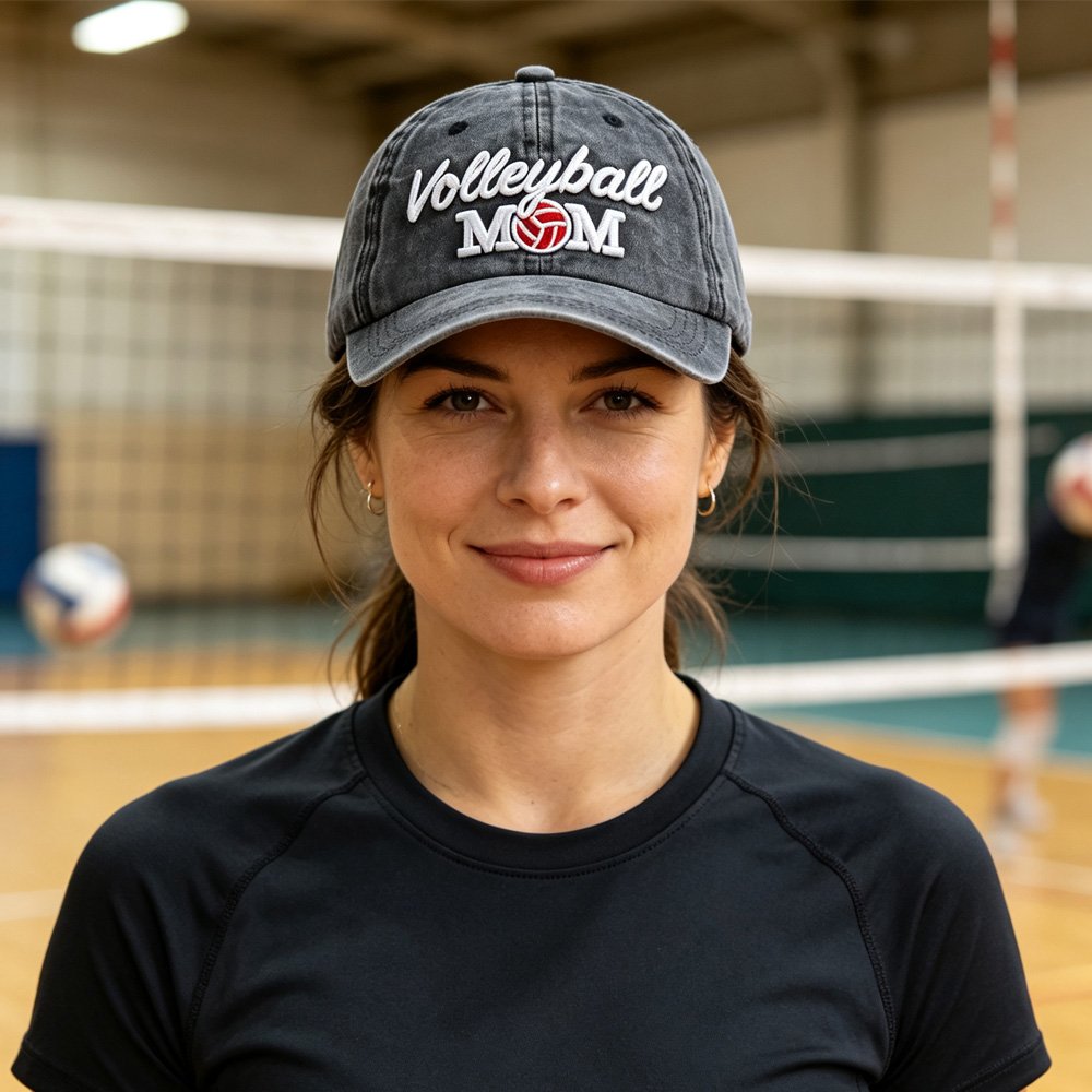 Volleyball Mom Vintage Baseball Cap for Women