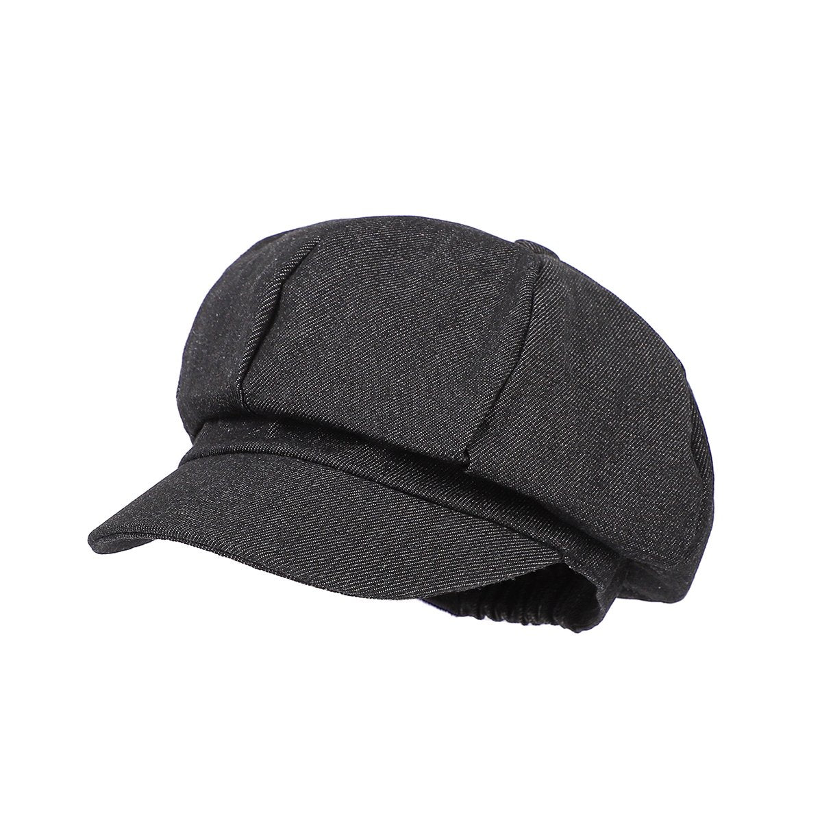Retro Octagonal Newsboy Cap - Adjustable Back Brim Style