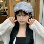 Retro British Style Short Brimmed Hat for Men & Women