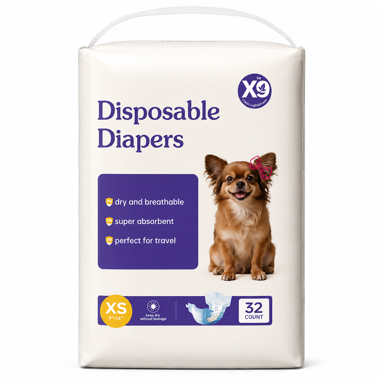 Leak-Proof Female Dog Diapers for Easy Travel & Training