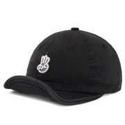 Distressed Washed Baseball Cap - Foldable Brim & Soft Top