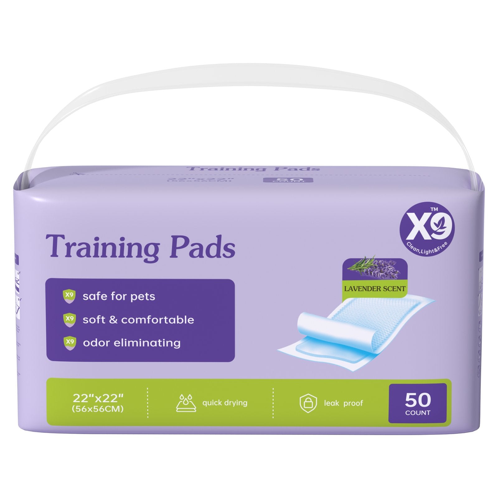 Lavender Scented Pet Training Pads for Easy Housebreaking