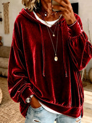 Cozy Velvet Hoodie