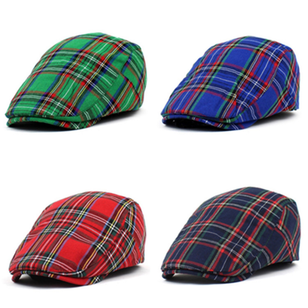 Retro Checkered Baseball Cap