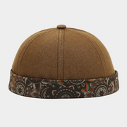 Contrasting Boho Denim Patriarchal Hat for Men & Women