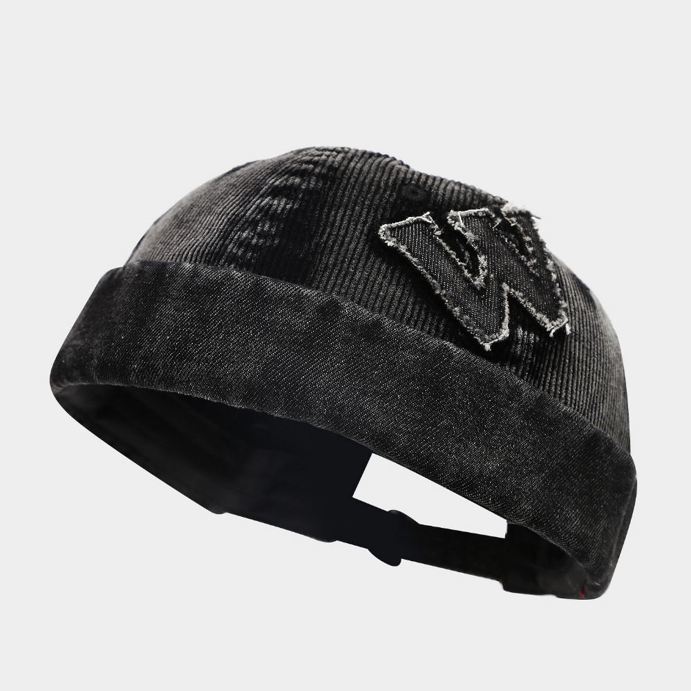 Trendy Corduroy Patchwork Hat for Men & Women