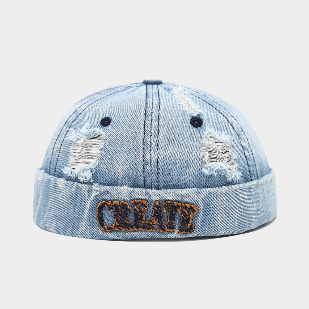 Boho Letter Embroidered Hat for Men & Women