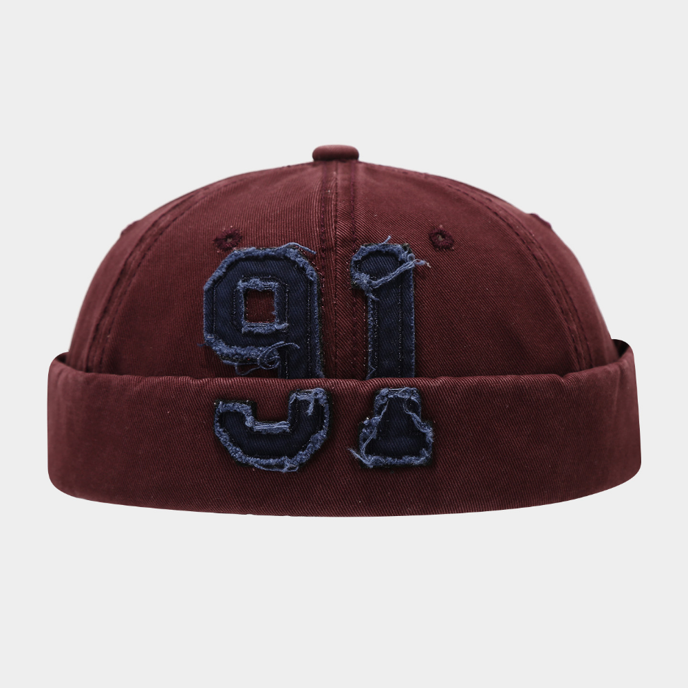 Retro Embroidered Fedora Hat for Men & Women