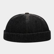 Retro Denim Flat Cap for Men & Women