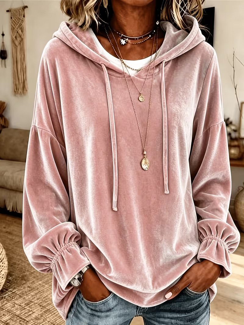 Cozy Velvet Hoodie