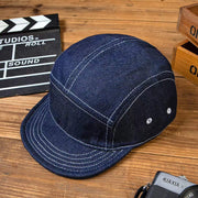 Retro Denim Baseball Caps Set of 5