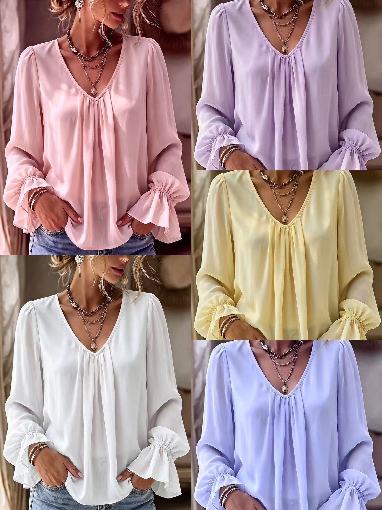 Versatile Long-Sleeve Shirt for Women