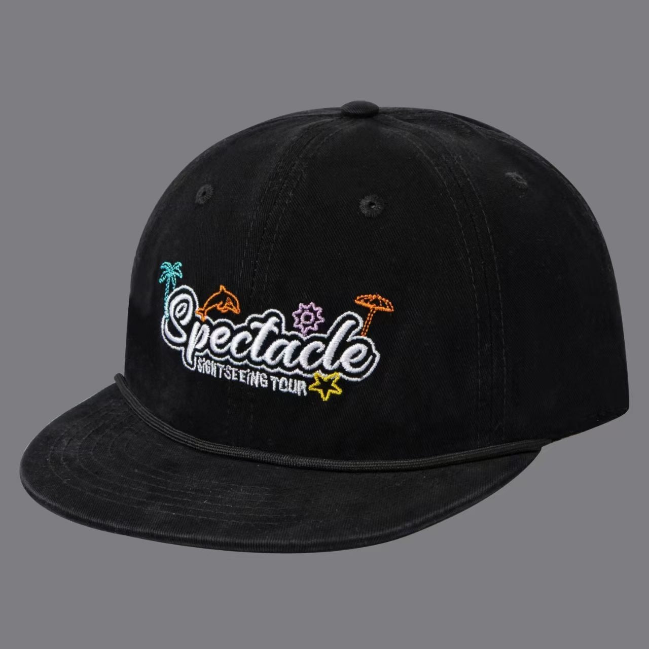 Seaside Chic Embroidered Baseball Cap