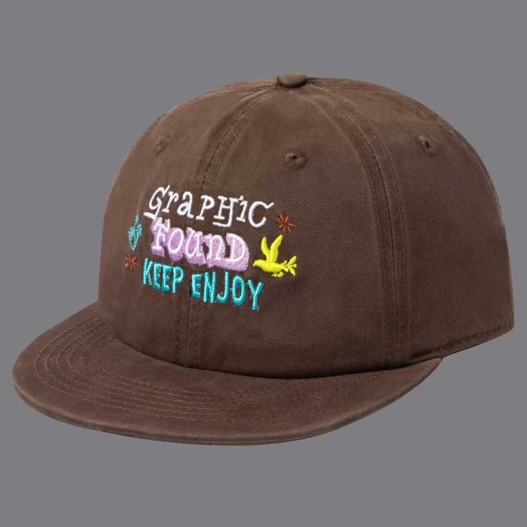 Colorful Letter Embroidery Baseball Cap for Men & Women