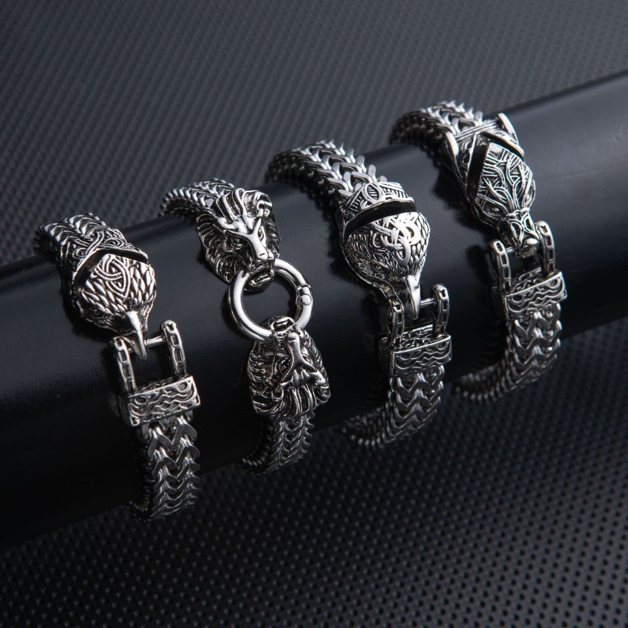 Punk Style Snakehead Bracelet