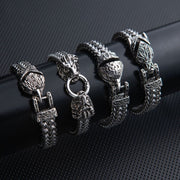 Punk Style Snakehead Bracelet