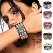 Punk Rock Leather Cuff