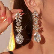 Sparkling Drop Earrings