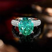 Luxury Green Zirconia Ring