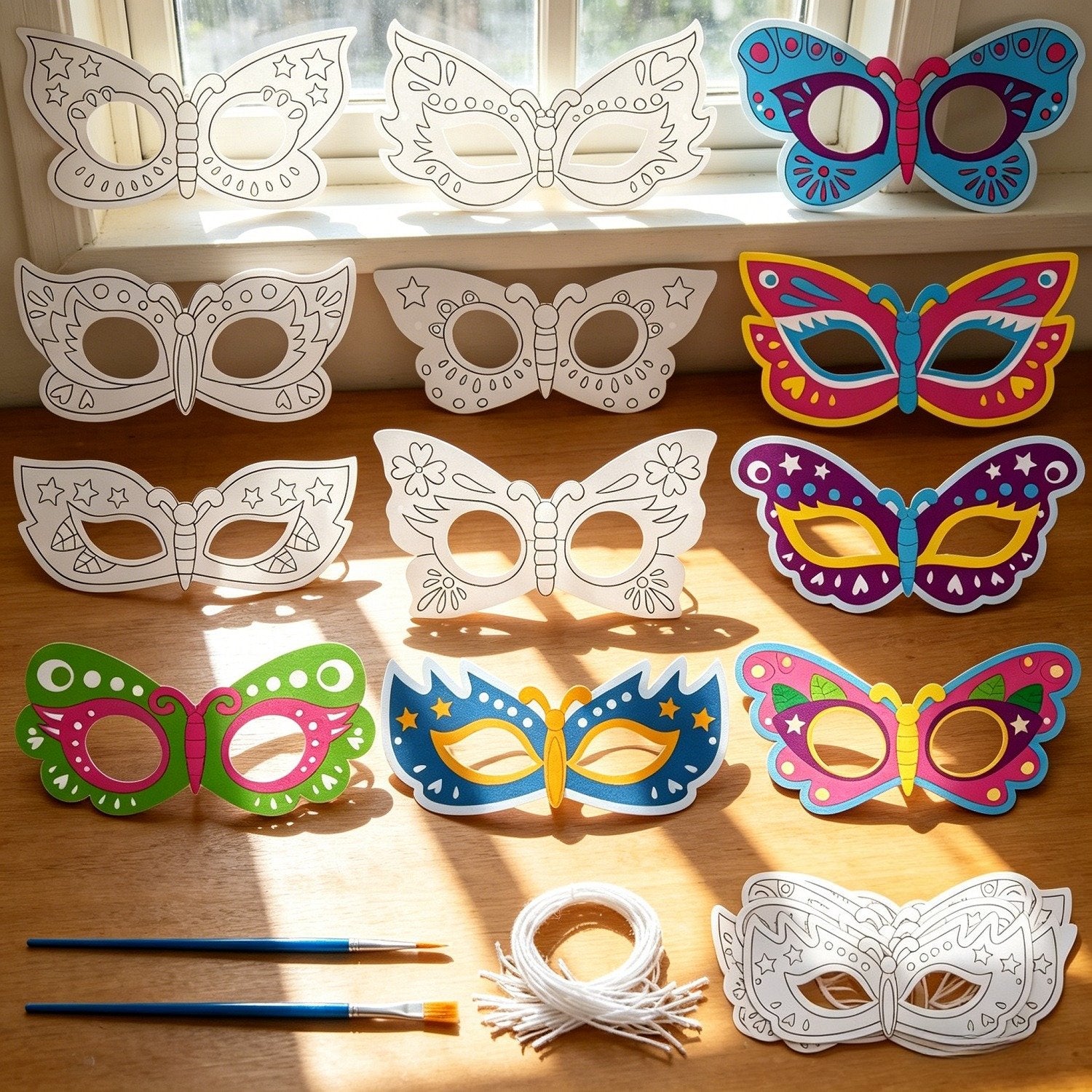 Butterfly Mask Craft Kit