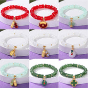 Elegant Jade Beaded Bracelet