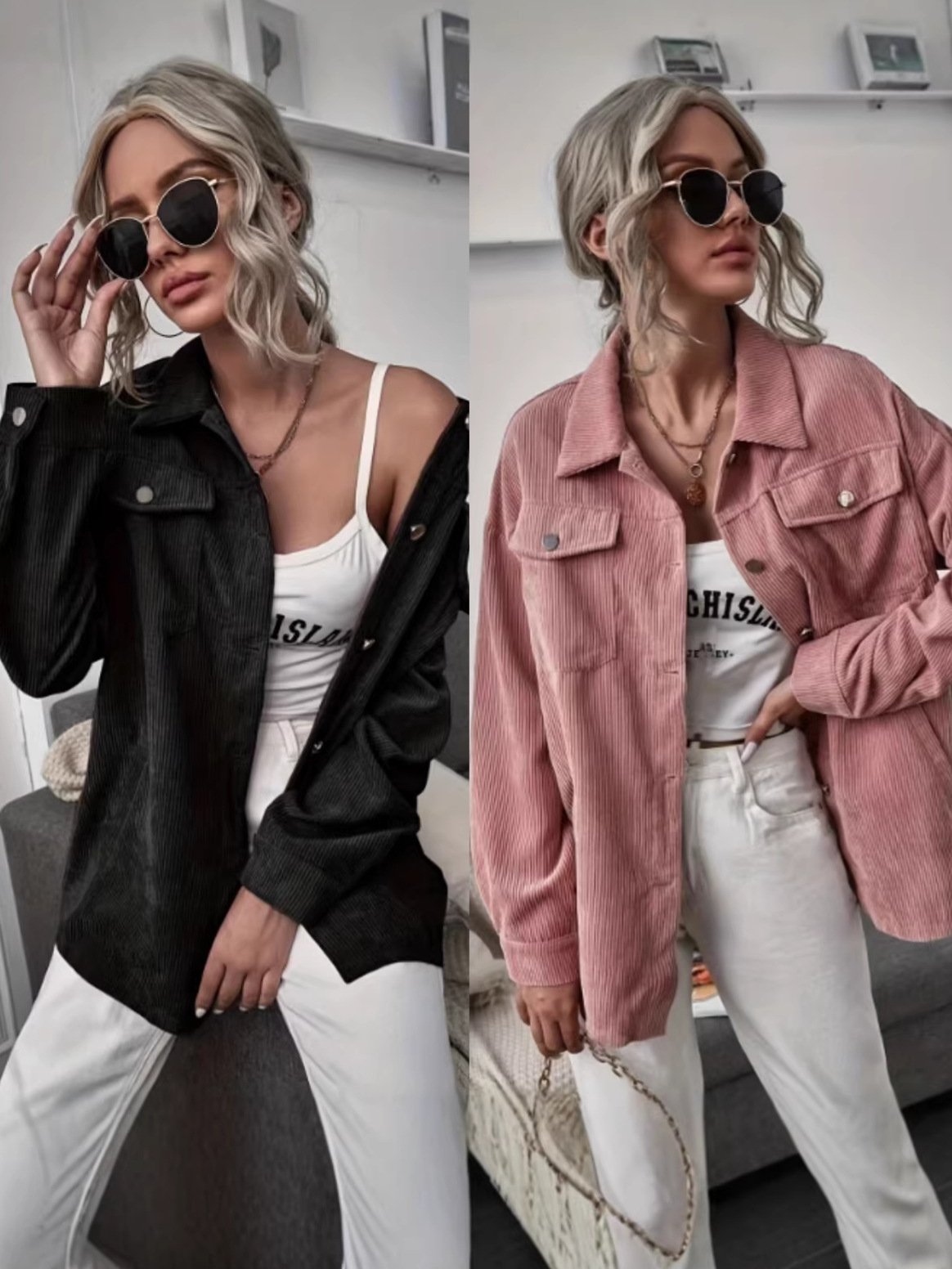 Cozy Corduroy Shirt Jacket