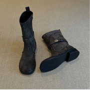 Vintage Suede Ankle Boots