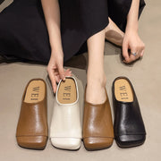 Comfy Square Toe Slides
