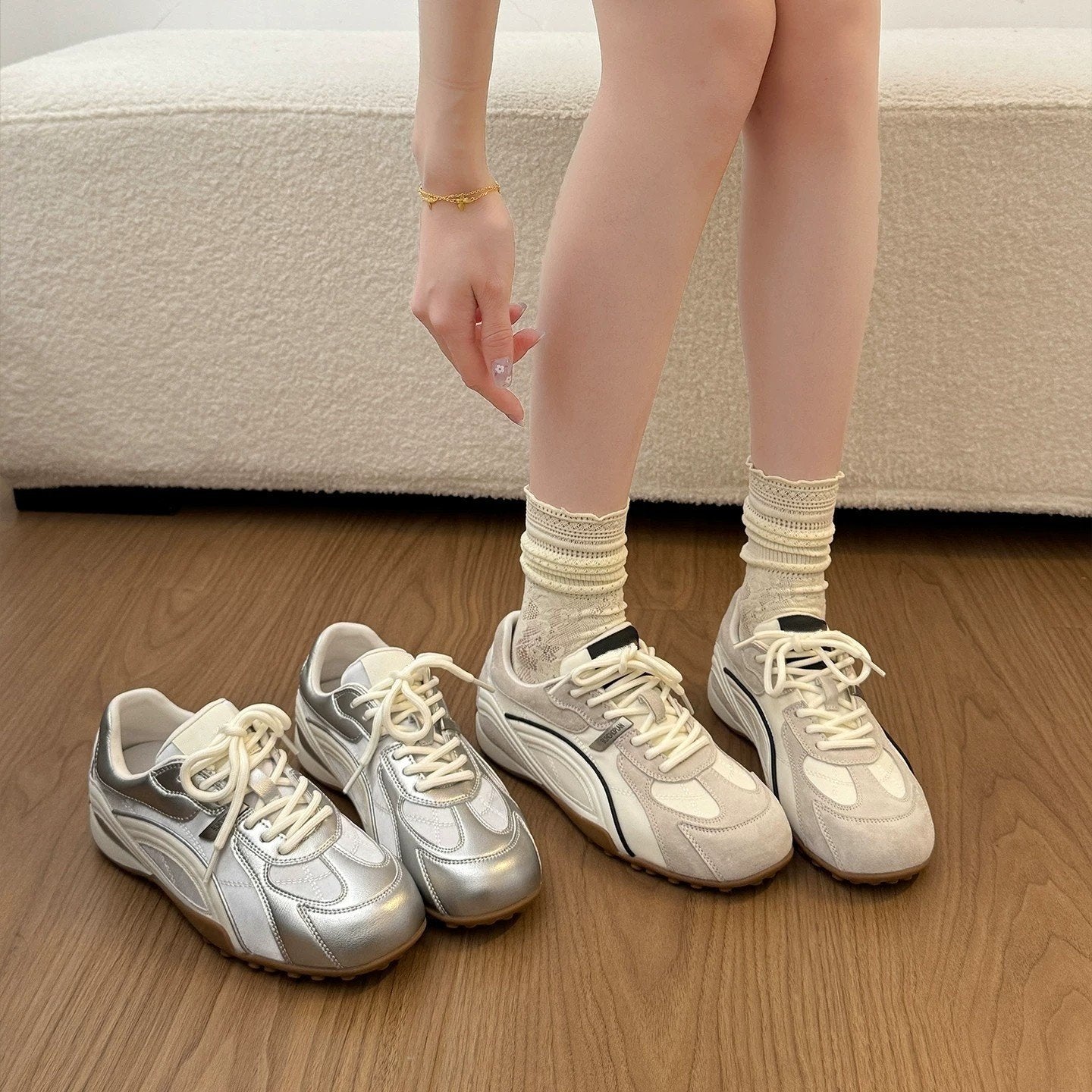 Retro Trainer Sneakers