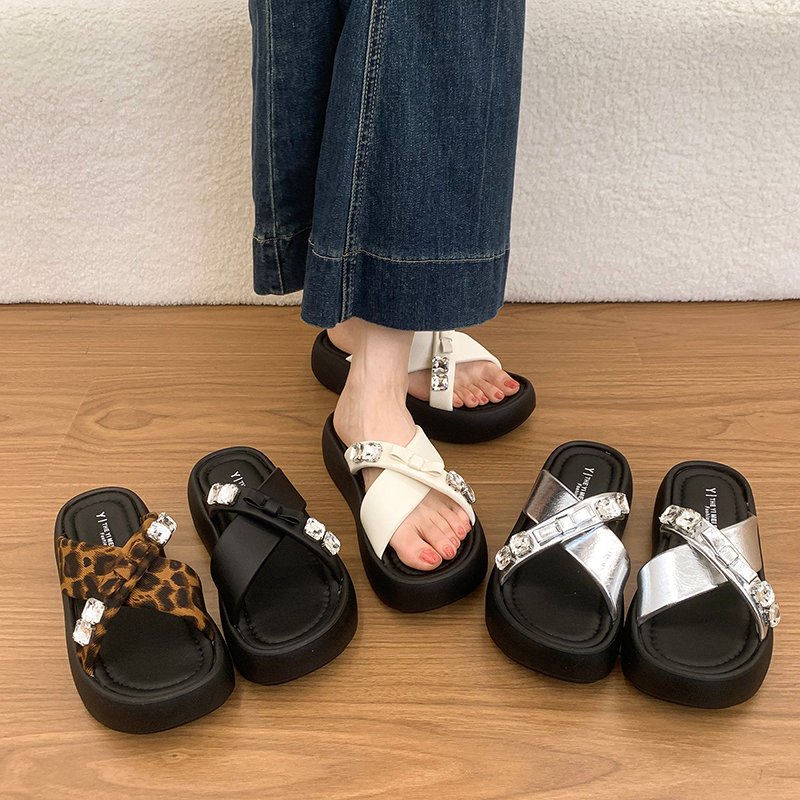 Sparkling Slide Sandals
