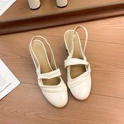 Elegant Block Heel Sandals