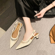 Chic Low Heel Sandals