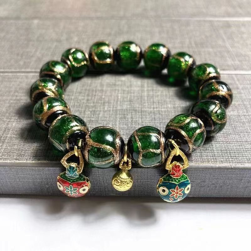 Elegant Glass Bead Bracelet