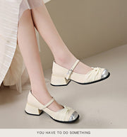 Comfy Round Toe Pumps
