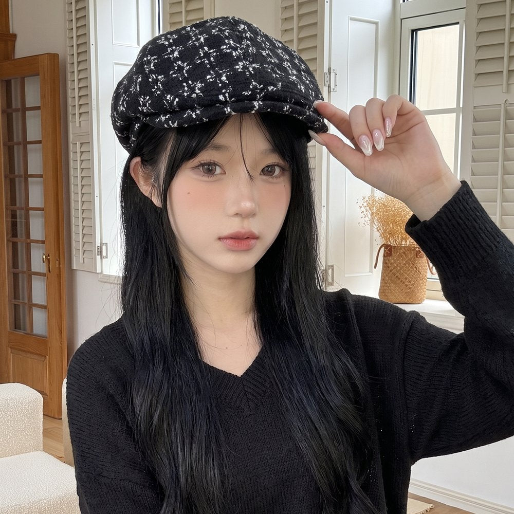 French Floral Hat for Women - Chic Commute Accessory