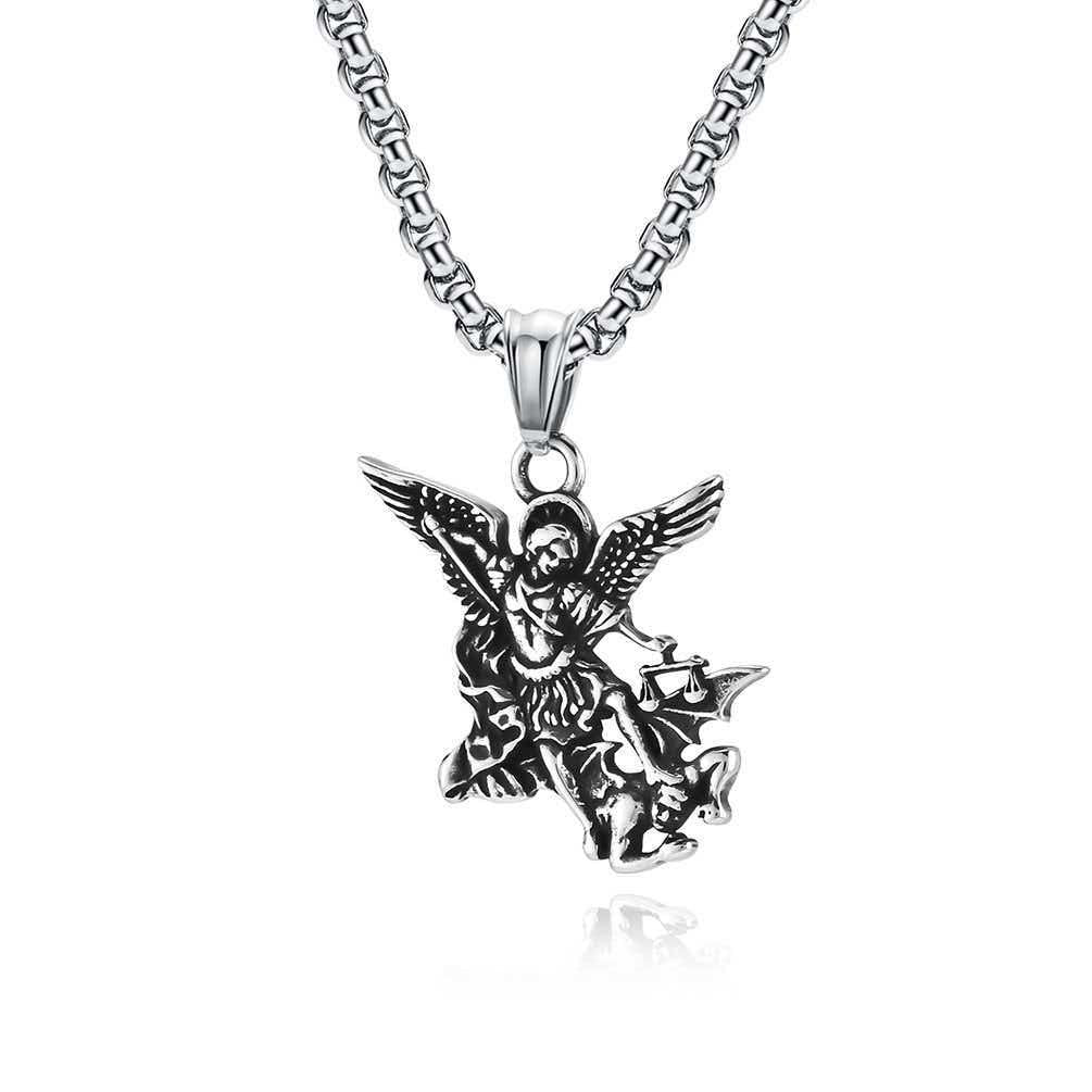 Stainless Steel Pendant Necklace - Hypoallergenic & Versatile