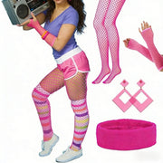 80s Retro Party Costume Set for Women