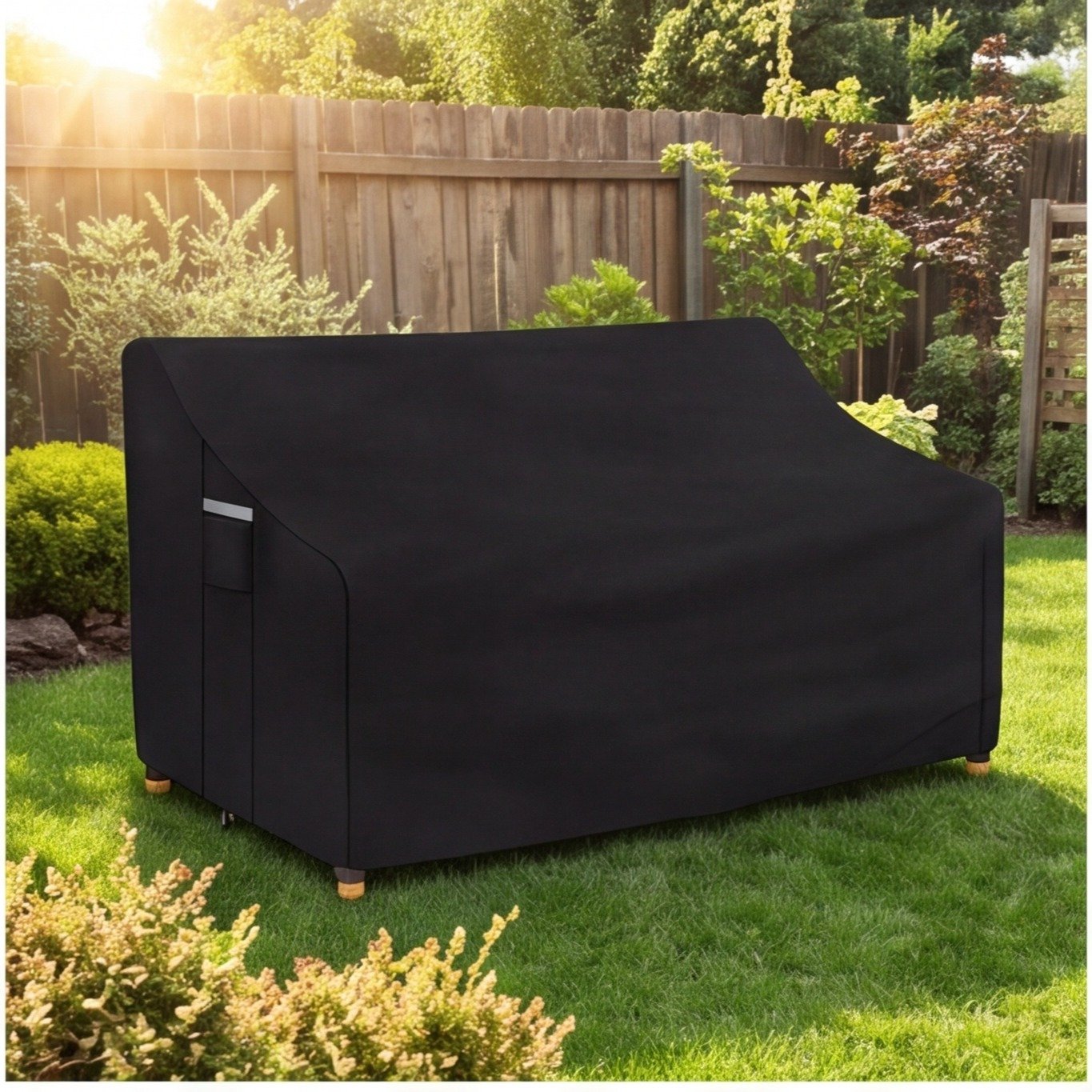 Outdoor Bench Cover - Weather-Resistant Protection for 2-Seater Garden Benches