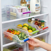 Maximize Kitchen Space with 10-Piece Refrigerator Organizer Set