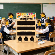 First Day of School Sign & Sponge Set - Party Decorations